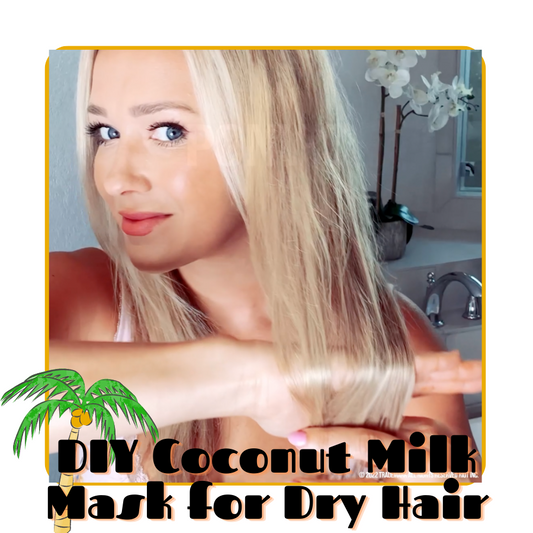 PONY-O Ponytail Holders: DIY Coconut Milk Hair Mask to Replenish & Restore Summer Hair
