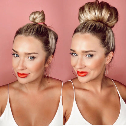 Get the fullest looking hair bun ever! Even the finest hair looks thick and full of volume when you use BUN BARZ by PONY-O.
