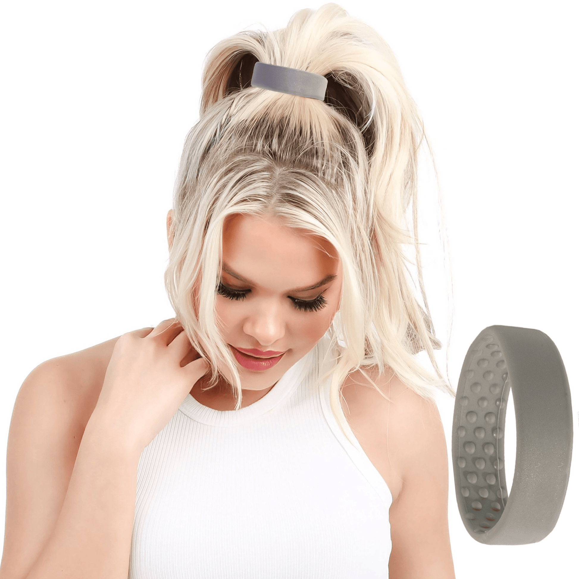 DESIGNER PONY 2.0 Hair Band, Genuine PONY-O™ UK Silicone Tie, Classic or  XL