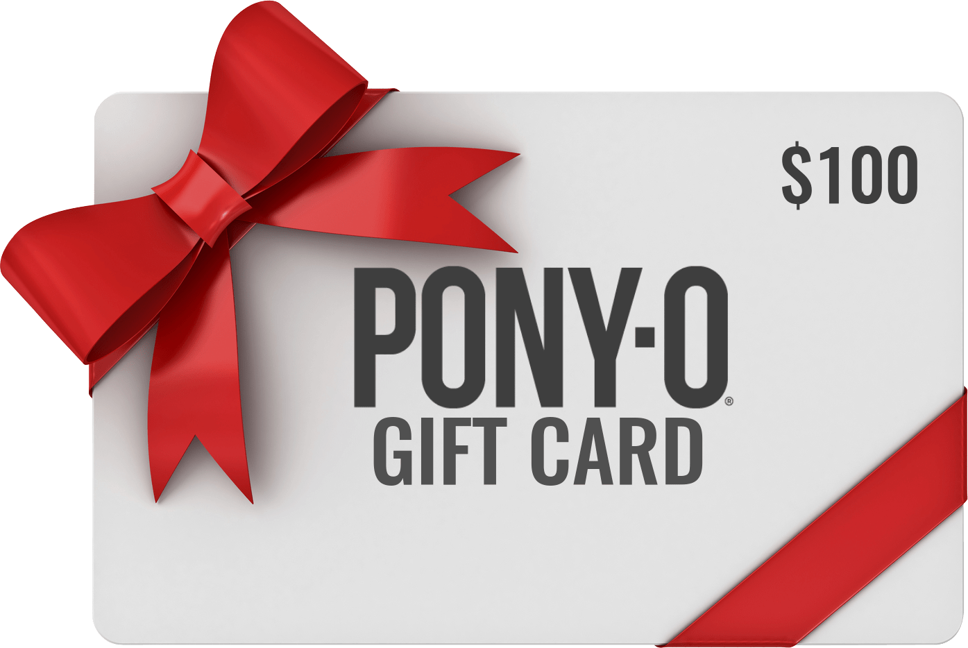 One one-hundred dollar PONY-O gift card. Not a physical card, but an electronically-transmitted item.
